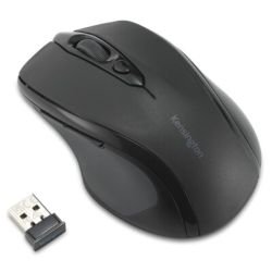 KENSINGTON - Kensington MY310 EQ Midsize Ergonomic Wireless Mouse,  1600 DPI, 6 Buttons, Browser Buttons, 12 Months Battery, Black