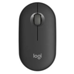 LOGITECH - Logitech Pebble Mouse 2 M350s Bluetooth Optical Mouse, Compact, Multi-Pairing, 400-4000 DPI, Ambidextrous, Tonal Graphite