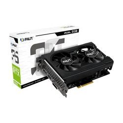 PALIT - Palit RTX3050 DUAL V2, PCIe4, 8GB DDR6, DVI, HDMI, DP, 1777MHz Clock, RGB Lighting