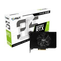 PALIT - Palit RTX3050 StormX, PCIe4, 8GB DDR6, DVI, HDMI, DP, 1777MHz Clock, RGB, Compact Design