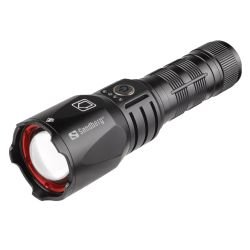 SANDBERG - Sandberg (420-89) Survivor 1200 Lumen Torch Powerbank, 5000mAh, IPX4, 5 Light Modes, Telescopic Zoom, 5 Year Warranty