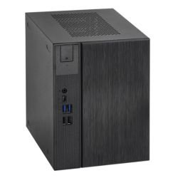 ASROCK - Asrock DeskMeet B760 Barebone PC, Mini ITX, LGA1700 (B760), 4x DDR4, 3x SATA, 2x M.2, VGA, HDMI, DP, USB-C, 500W PSU  - No CPU, RAM, Storage or O/S