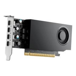 PNY - PNY RTXA400 Professional Graphics Card, 4GB DDR6, 4 miniDP 1.4 (4x DP adapters), 768 CUDA Cores, Low Profile (Bracket Included), Retail
