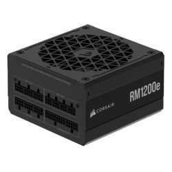 CORSAIR - Corsair 1200W RMe Series RM1200e PSU, Fully Modular, Low-Noise, 80+Gold, Cybenetics Platinum, Zero RPM Mode, ATX 3.1, PCIe 5.1