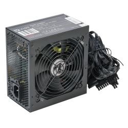 VIDA - Vida Lite 650W ATX PSU, Fluid Dynamic Ultra-Quiet Fan, PCIe, Flat Black Cables, Power Lead Not Included, Black