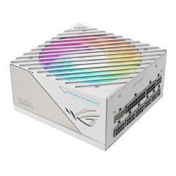 ASUS – Asus 850W ROG LOKI SFX-L Platinum White Edition PSU, Small Form Factor, Fully Modular, 80+ Platinum, ATX 3.0, PCIe 5.0, RGB, ATX-to- SFX Bracket ASUS - Asus 850W ROG LOKI SFX-L Platinum White Edition PSU, Small Form Factor, Fully Modular, 80+ Platinum, ATX 3.0, PCIe 5.0, RGB, ATX-to- SFX Bracket