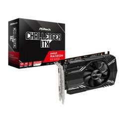 ASROCK - Asrock RX6400 Challenger ITX 4GB, 4GB DDR6, PCIe4, HDMI, DP, 2321MHz Clock, AMD RDNA 2, 0dB Cooling, Compact Design
