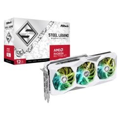 ASROCK – Asrock RX7700 XT Steel Legend 12GB OC, PCIe4, 12GB DDR6, HDMI, 3 DP, 2599MHz Clock, RGB, White, Overclocked ASROCK – Asrock RX7700 XT Steel Legend 12GB OC, PCIe4, 12GB DDR6, HDMI, 3 DP, 2599MHz Clock, RGB, White, Overclocked