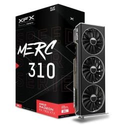 XFX - XFX RX7900 XTX Speedster MERC310 Black, 24GB DDR6, HDMI, 3 DP, 2615MHz Clock, Z Support Bar
