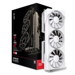 XFX - XFX RX9070 Swift OC White Gaming Edition, PCIe5, 16GB DDR6, HDMI, 3 DP, 2700MHz Clock, Overclocked