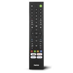 HAMA - Hama Universal IR Remote Control for Sony TVs, Teachable, 4 App Buttons, 10m Range