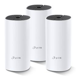 TP-LINK - TP-LINK (DECO M4) Whole-Home Mesh Wi-Fi System, 3 Pack, Dual Band AC1200, MU-MIMO, 2 x LAN on each Unit
