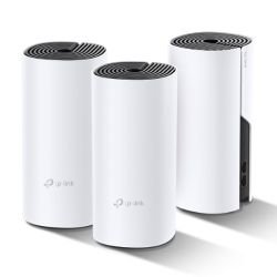 TP-LINK - TP-LINK (DECO P9) Whole-Home Hybrid Mesh Wi-Fi System with Powerline, 3 Pack, Dual Band AC1200 + HomePlug AV1000