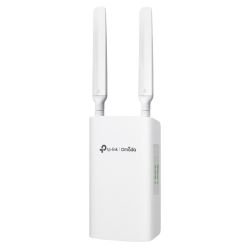 TP-LINK - TP-LINK (ER703WP-4G-OUTDOOR) Omada 4G+ Cat6 AX3000 Wi-Fi 6 Outdoor/Indoor Gateway, 3x GB WAN/LAN (2x PoE Out, 1x PoE In)