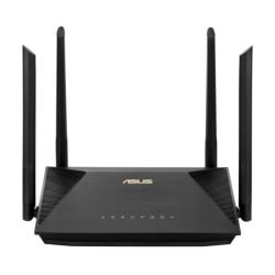 ASUS - Asus (RT-AX53U) AX1800 (1201+574Mbps) Wireless Dual Band Wi-Fi 6 Router, MU-MIMO & OFDMA, AiProtection, 4-port, USB