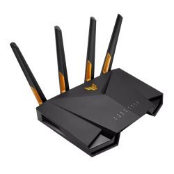 ASUS - Asus (TUF-AX3000 V2) TUF Gaming AX3000 Dual Band Wi-Fi 6 Router, Mobile Game Mode, 3 Steps Port Forwarding, 2.5G LAN, AiMesh, AiProtection Pro