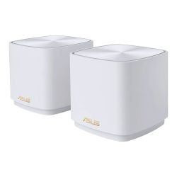 ASUS - Asus AX5400 (ZenWiFi XD5) AX3000 Dual Band Mesh Wi-Fi 6 System, 2 Pack, GB LAN, GB WAN, 160MHz Bandwidth, AiMesh, AiProtection, White