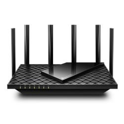 TP-LINK - TP-LINK (Archer AXE75) AXE5400 Wi-Fi 6E Tri-Band GB Router, OneMesh, USB,  Ultra-Low Latency, OFDMA, HomeShield, Alexa Voice Control