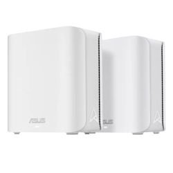 ASUS - Asus (ZenWiFi BD4) BE3600 Dual Band Wi-Fi 7 AiMesh Extendable Routers (2 Pack), Up to 6,500 sq.ft, 2x 2.5G Ports, VPN, 3 SSIDs