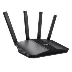 ASUS – Asus (RT-BE58U) BE3600 Dual Band Wi-Fi 7 Smart AiMesh Extendable Router, 2.5G WAN, 4x GB LAN, MLO, 4K-QAM ASUS - Asus (RT-BE58U) BE3600 Dual Band Wi-Fi 7 Smart AiMesh Extendable Router, 2.5G WAN, 4x GB LAN, MLO, 4K-QAM