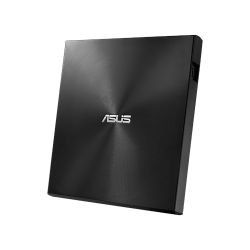 ASUS - Asus (ZenDrive U9M) External Slimline DVD Re-Writer, USB-A / USB-C, 8x,  M-Disc Support, Cyberlink Power2Go 8, Black