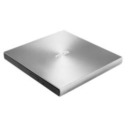 ASUS - Asus (ZenDrive U7M) External Slimline DVD Re-Writer, USB, 8x, Silver, M-Disc Support, Cyberlink Power2Go 8