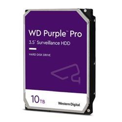 WD - WD 3.5", 10TB, SATA3, Purple Pro Surveillance Hard Drive, 7200RPM, 256MB Cache, OEM