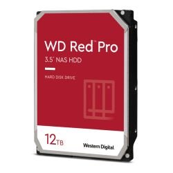 WD - WD 3.5", 12TB, SATA3, Red Pro Series NAS Hard Drive, 7200RPM, 256MB Cache, OEM
