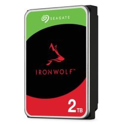 SEAGATE – Seagate 3.5″, 2TB, SATA3, IronWolf NAS Hard Drive, 5400RPM, 256MB Cache, 8 Drive Bays Supported, OEM