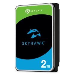 SEAGATE - Seagate 3.5", 2TB, SATA3, SkyHawk Surveillance Hard Drive, 256MB Cache, 8 Drive Bays Supported, 24/7, CMR, OEM