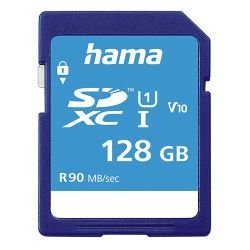 HAMA – Hama 128GB SDXC Card, UHS-I Class 10, 90MB/s HAMA – Hama 128GB SDXC Card, UHS-I Class 10, 90MB/s