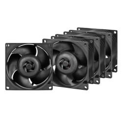 ARCTIC - Arctic S8038-7K 8cm PWM Server Fans (4 Pack), Continuous Operation, Dual Ball Bearing, 500-7000 RPM