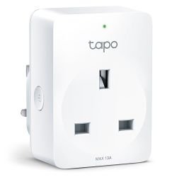 TP-LINK - TP-LINK (TAPO P110) Mini Smart Wi-Fi Socket, Remote Access, Scheduling, Away Mode, Voice Control, Energy Monitoring