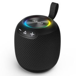 HAMA - Hama Bomb 3.0 Bluetooth 16W Portable Loudspeaker, 3000mAh Battery, Waterproof IPX7, 3 Equaliser Modes, LED Lighting, Black