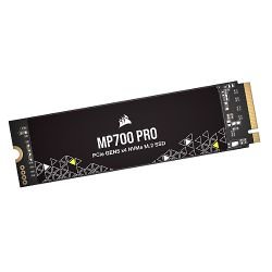 CORSAIR - Corsair 1TB MP700 PRO Gen5 M.2 NVMe SSD, M.2 2280, PCIe 5.0, R/W 11.7K/9.6K MB/s, 1.4M/1.5M IOPS