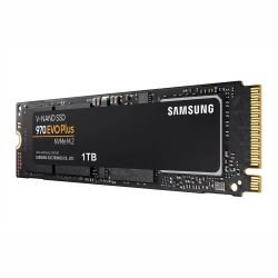 SAMSUNG - Samsung 1TB 970 EVO PLUS M.2 NVMe SSD, M.2 2280, PCIe, V-NAND, R/W 3500/3300 MB/s, 600K/550K IOPS