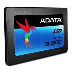 ADATA - ADATA 256GB Ultimate SU800 SSD, 2.5", SATA3, 7mm (2.5mm Spacer),  3D NAND, R/W 560/520 MB/s