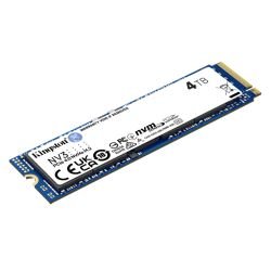 KINGSTON - Kingston 4TB NV3 M.2 NVMe Gen4 SSD, M.2 2280, PCIe4, R/W  6000/5000 MB/s