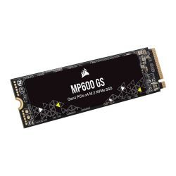 CORSAIR - Corsair 500GB MP600 GS M.2 NVMe SSD, M.2 2280, PCIe4, 3D TLC NAND, R/W 4800/3500 MB/s, 700K/450K IOPS