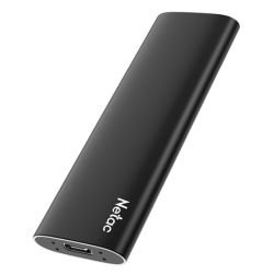 NETAC - Netac Z Slim 1TB M.2 External SSD, USB 3.2 Gen2 Type-C, Up to 550MB/s, Aluminium