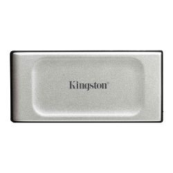 KINGSTON - Kingston XS2000 4TB Pocket Size External SSD, USB 3.2 Gen2x2 Type-C, IP55 Water & Dust Resistant, Ruggedised Sleeve for Drop Protection