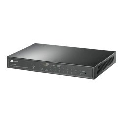 TP-LINK - TP-LINK (TL-SG1210MPE) 10-Port Gigabit Easy Smart Switch with 8-Port POE+, 9-Port RJ45 & 1-Port Combo SFP/RJ45