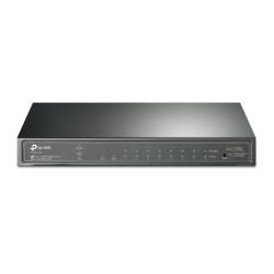 TP-LINK - TP-LINK (SG2210P) JetStream 10-Port Gigabit Smart Switch with 8-Port PoE+, 2 SFP Ports, Desktop/Wall Mount