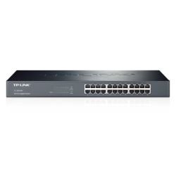 TP-LINK - TP-LINK (TL-SG1024) 24-Port Gigabit Unmanaged  Rackmount Switch, Steel Case