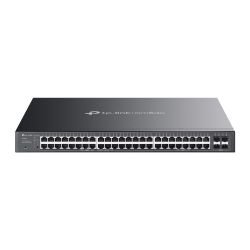 TP-LINK - TP-LINK (SG2452LP) Omada 52-Port Gigabit Smart Switch w/ 32-Port PoE+, Centralized Management, Rackmountable