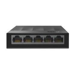 TP-LINK - TP-LINK (LS105G) 5-Port Gigabit Unmanaged Desktop LiteWave Switch, Steel Case