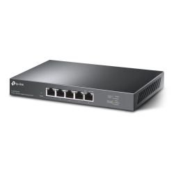 TP-LINK - TP-LINK (TL-SG105-M2) 5-Port Unmanaged 2.5G Multi-Gigabit Desktop Switch, 5x 100/1G/2.5G, Fanless, Steel Case