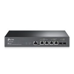 TP-LINK - TP-LINK (SX3206HPP) JetStream 6-Port 10GE L2+ Managed Switch with 4-Port PoE++, Rackmountable