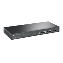 TP-LINK - TP-LINK (SG3210XHP-M2) JetStream 8-Port 2.5GBASE-T and 2-Port 10GE SFP+ L2+ Managed Switch with 8-Port PoE+,Rackmountable