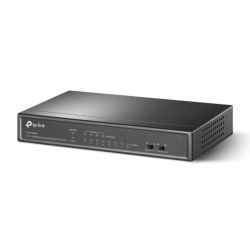 TP-LINK - TP-LINK (TL-SF1008LP) 8-Port 10/100Mbps Unmanaged Desktop Switch, 4-Port PoE, Intelligent Power, Steel Case